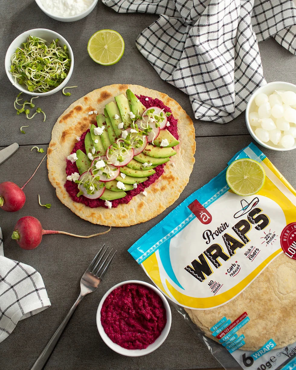 PROTEIN WRAPS | TORTILLA PROTEICA (22%) BOX-12 Units LOWCARB - VEGAN -NANO Supps (P.V.P.r.: 49.00)