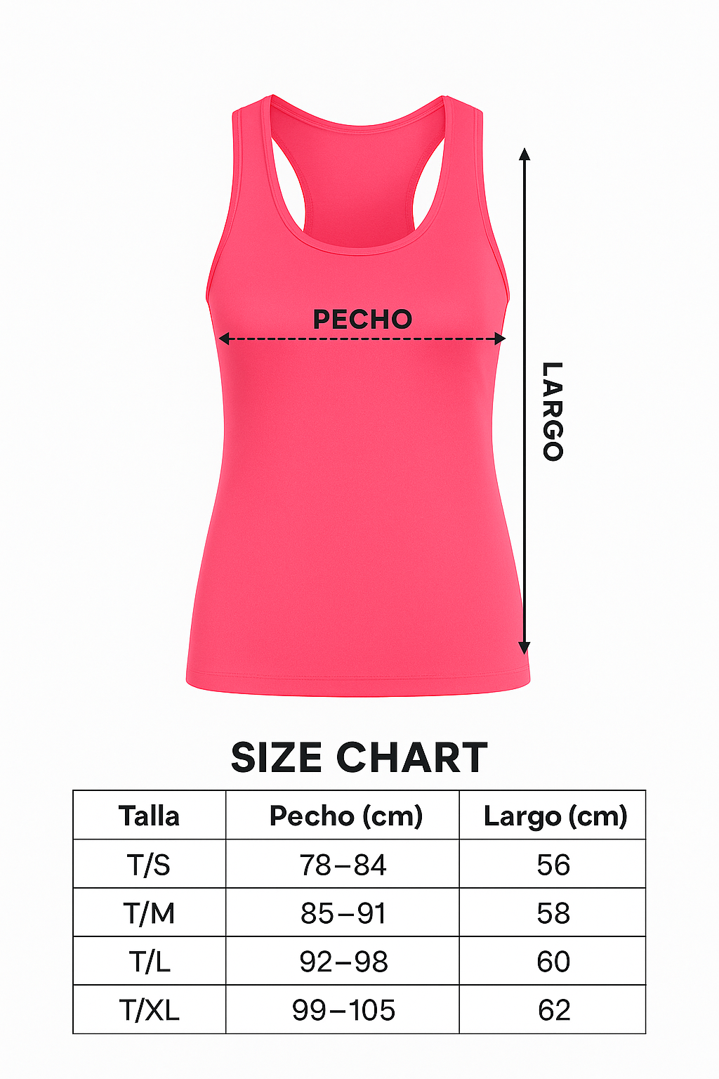 T-Shirt Leeveless - GirlGym -rosa-