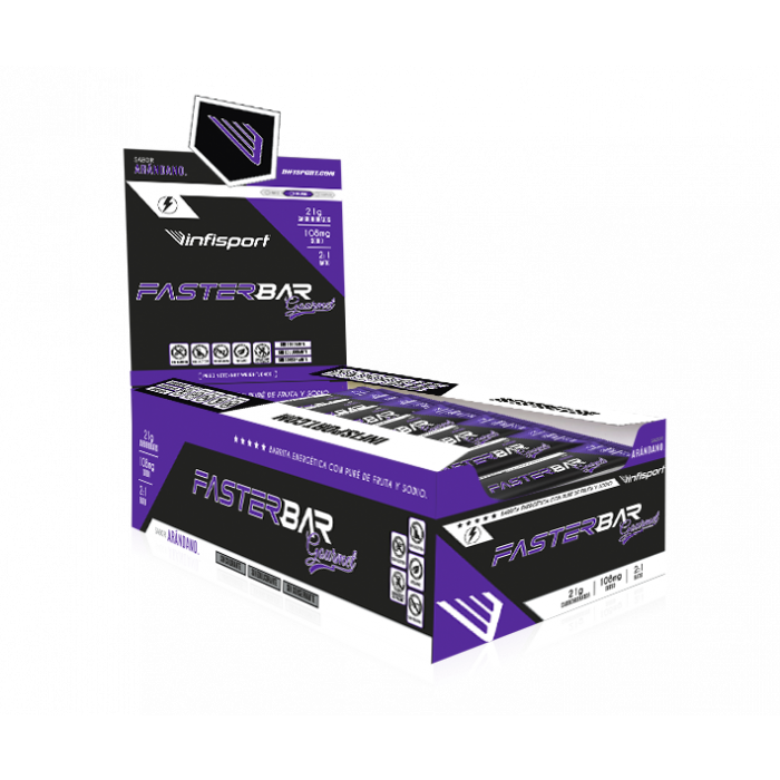 FASTER BAR GOURMET (BARRITA TIPO MEMBRILLO) RATIO GLUCOSA VS FRUCTOSA 2:1