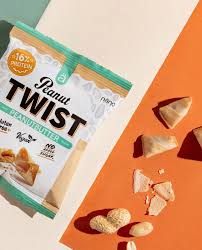 PEANUT TWIST | Protein Snack salado relleno de crema cacahuete 30g - Nano supps - BOX-10 Units x 30g (P.V.P.r.: 14.00)