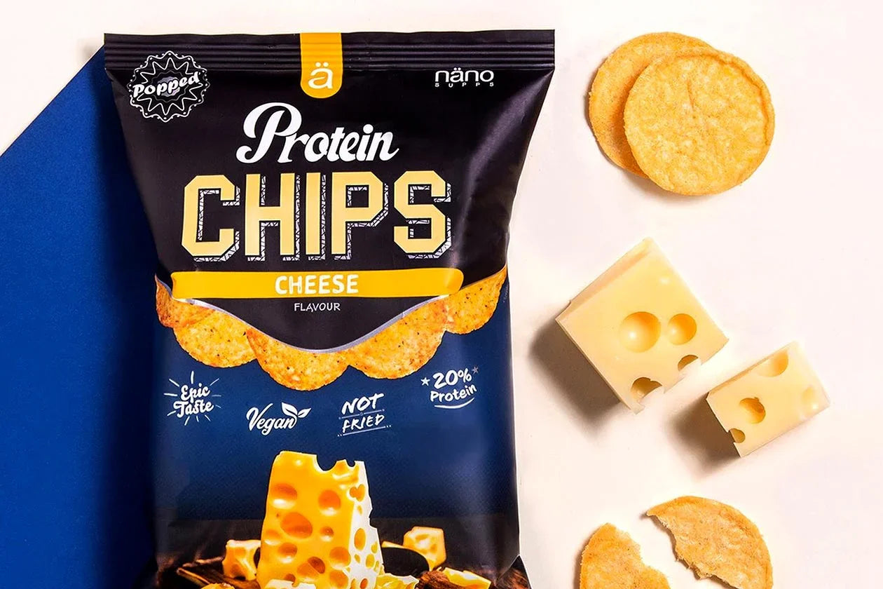 PROTEIN CHIPS | SNACK PROTEIN (25%) CRUNCHY - NANO SUPPS - BOX-8 Units x40g (P.V.P.r.: 17.50)