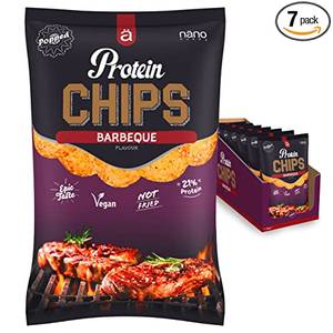 PROTEIN CHIPS | SNACK PROTEIN (25%) CRUNCHY - NANO SUPPS - BOX-8 Units x40g (P.V.P.r.: 17.50)