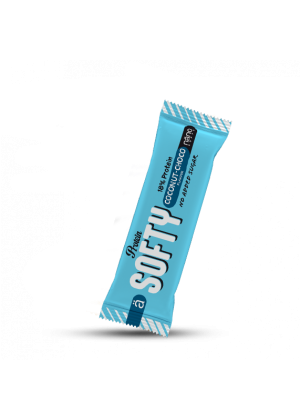 PROTEIN SOFTY | El snack Relleno Toffe cremoso cubierto chocolate con leche - NANO Supps -BOX-18 Units x 33,3g (P.V.P.r.: 36.00)