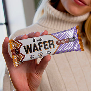 PROTEIN WAFER | CAPAS DE OBLEA RECUBIERTO DE SUAVE CHOCOLATE - NANO Supps - BOX-12 Units x40g (P.V.P.r.: 28.80)