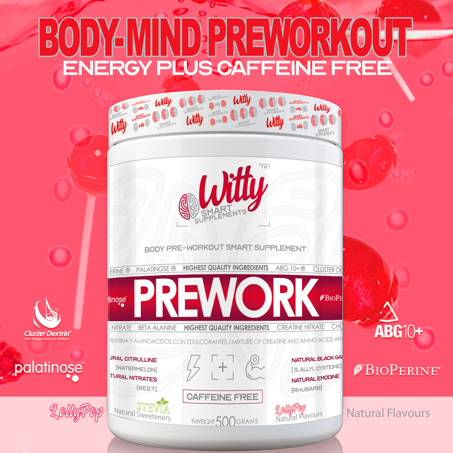 PREWORK WiTTY™(OFERTA 4+1) [500G] PVP(unidad): 42,9€