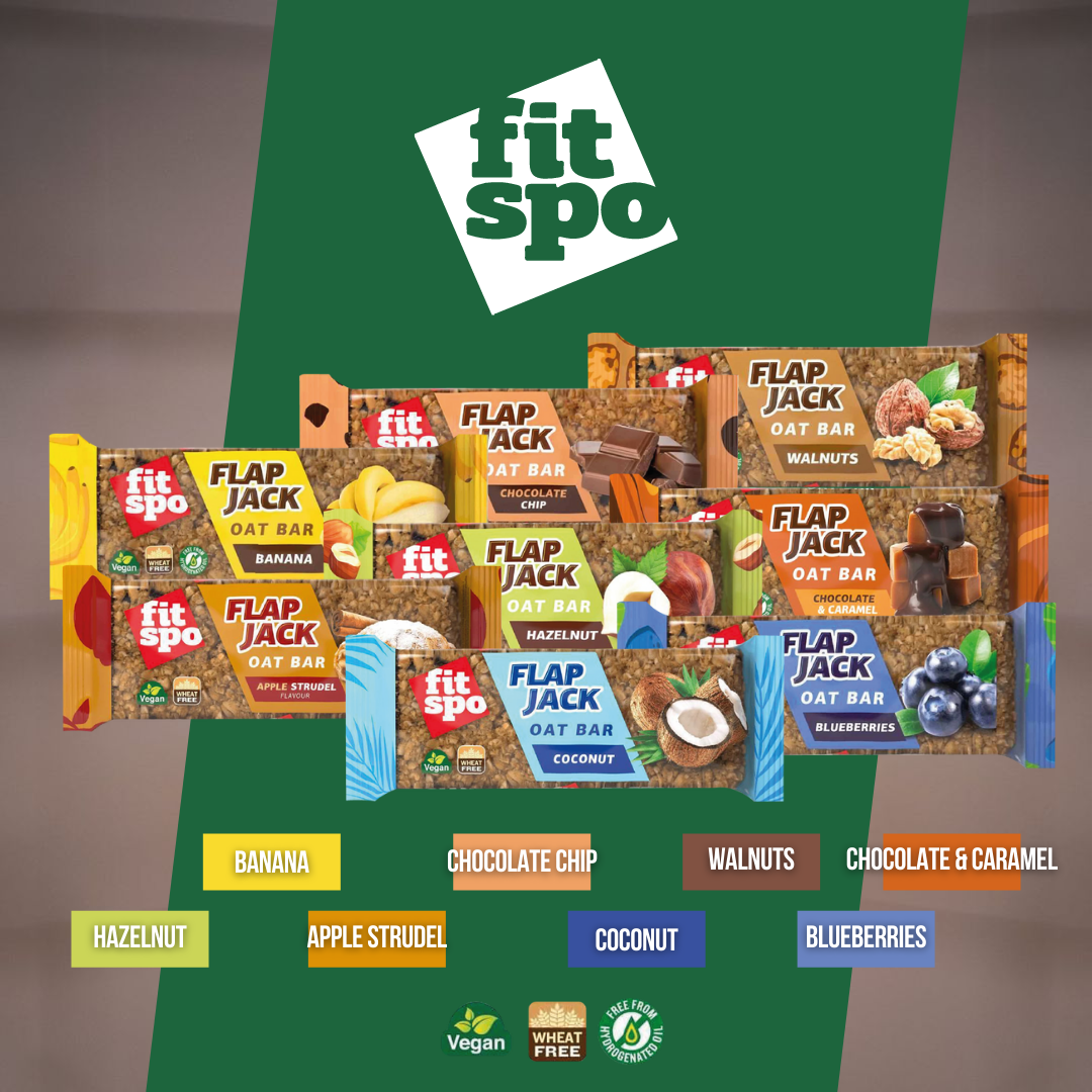 FitSpo FLAPjack Sin Cobertura de Avena Natural [80g] (PVPR: 1,5€/unidad - 18€/caja de 12)