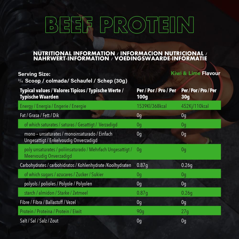 NXT Nutrition BEEF PROTEIN ISOLATE [1800G] (P.V.P.r 87€)