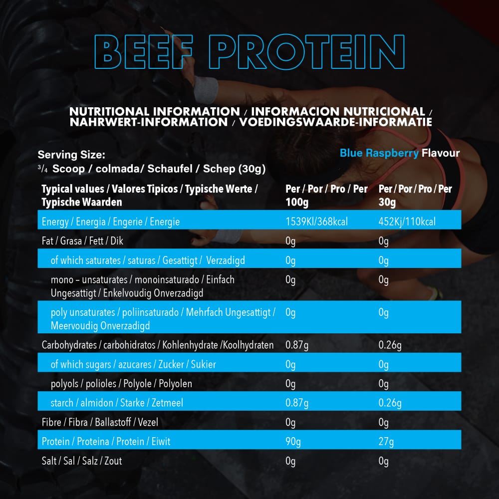 NXT Nutrition BEEF PROTEIN ISOLATE [1800G] (P.V.P.r 87€)