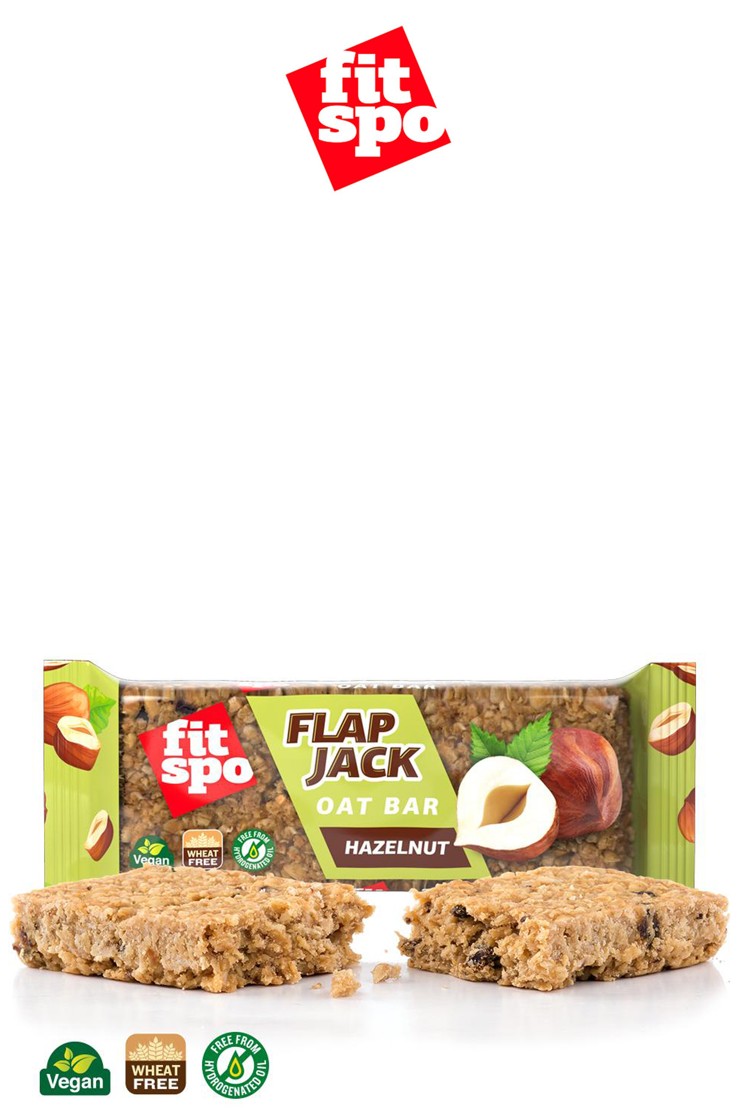 FitSpo FLAPjack Sin Cobertura de Avena Natural [80g] (PVPR: 1,5€/unidad - 18€/caja de 12)