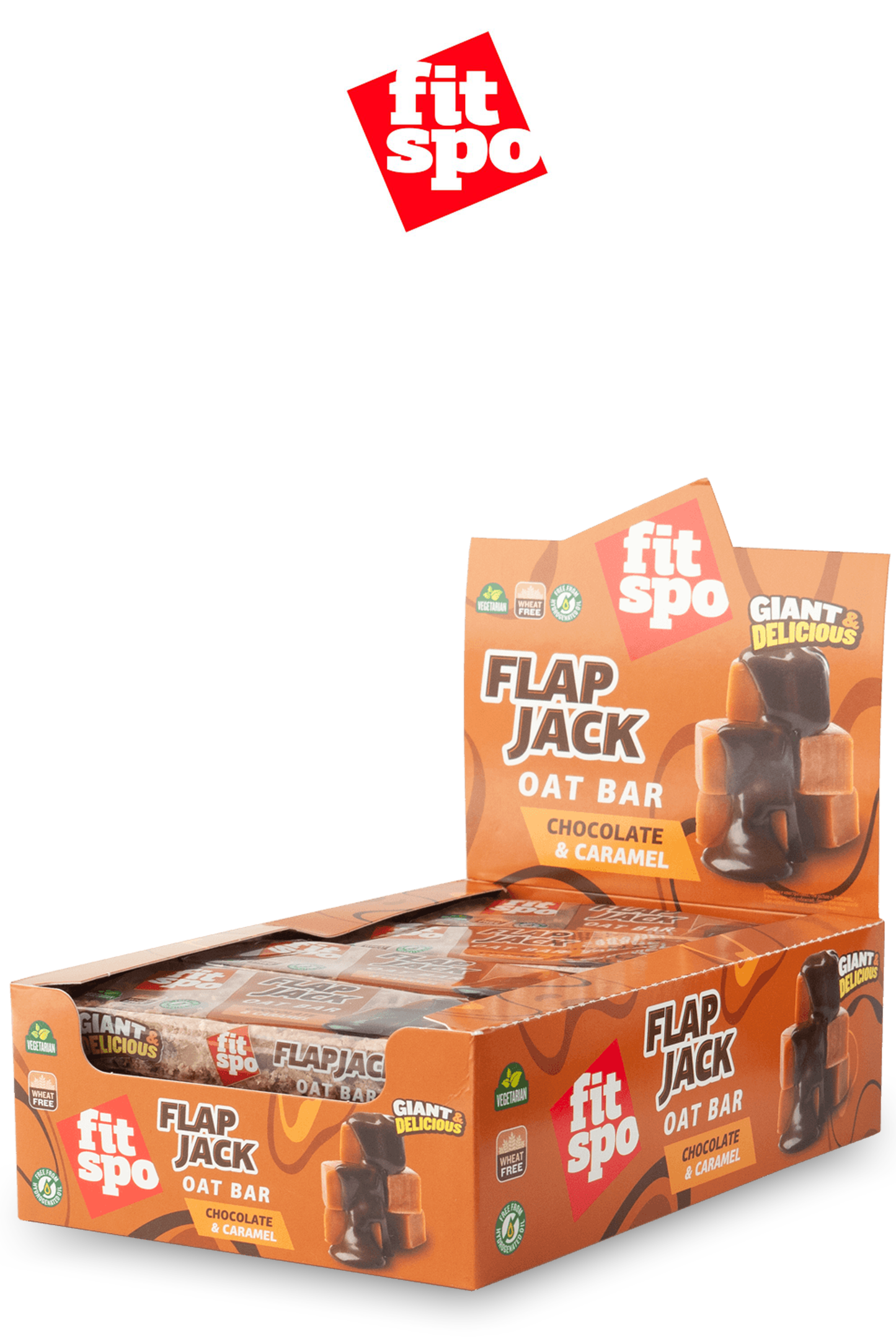 FitSpo FLAPjack Sin Cobertura de Avena Natural [80g] (PVPR: 1,5€/unidad - 18€/caja de 12)