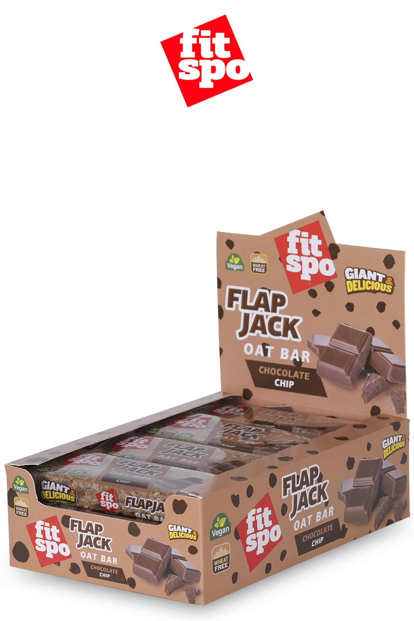 FitSpo FLAPjack Sin Cobertura de Avena Natural [80g] (PVPR: 1,5€/unidad - 18€/caja de 12)