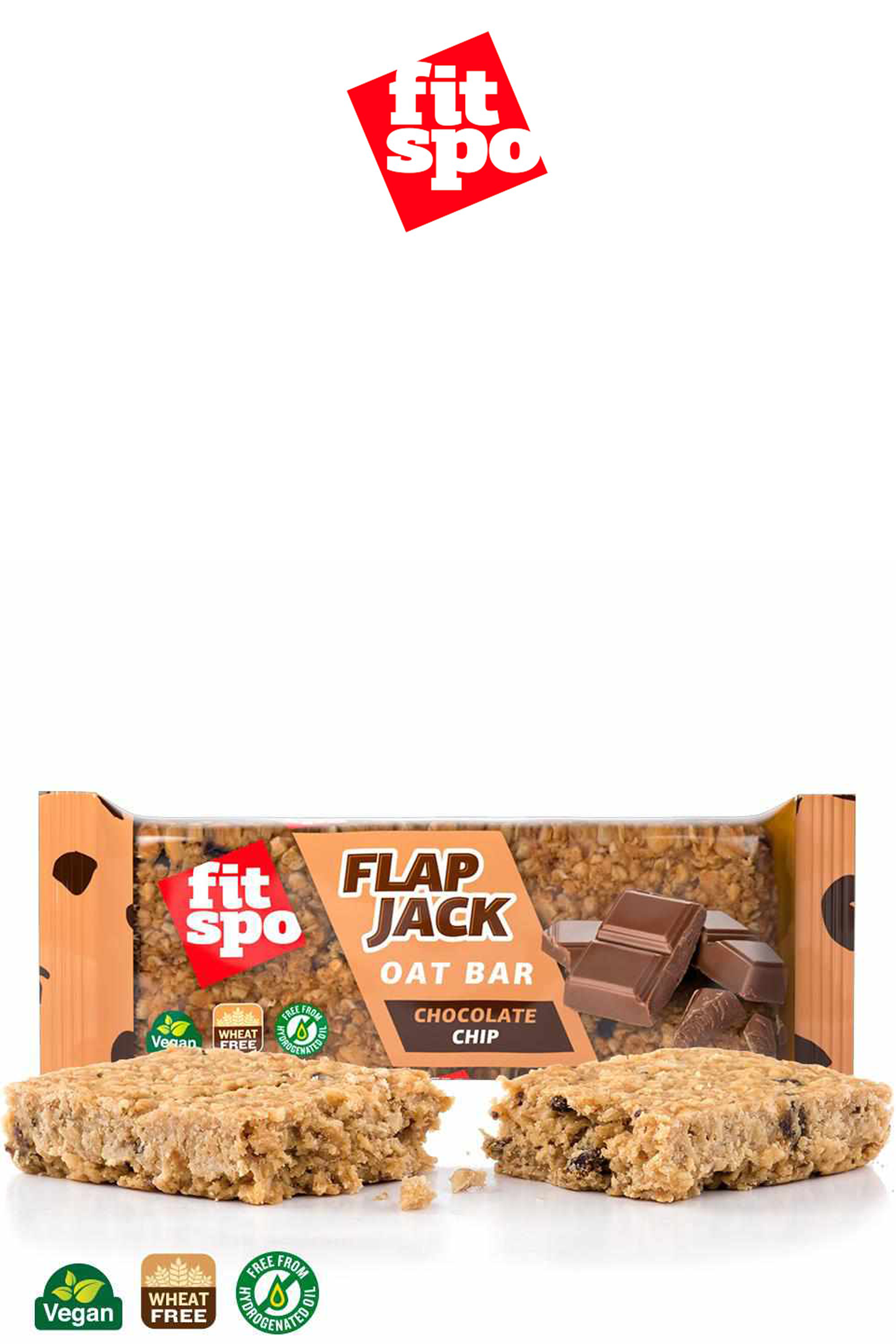 FitSpo FLAPjack Sin Cobertura de Avena Natural [80g] (PVPR: 1,5€/unidad - 18€/caja de 12)