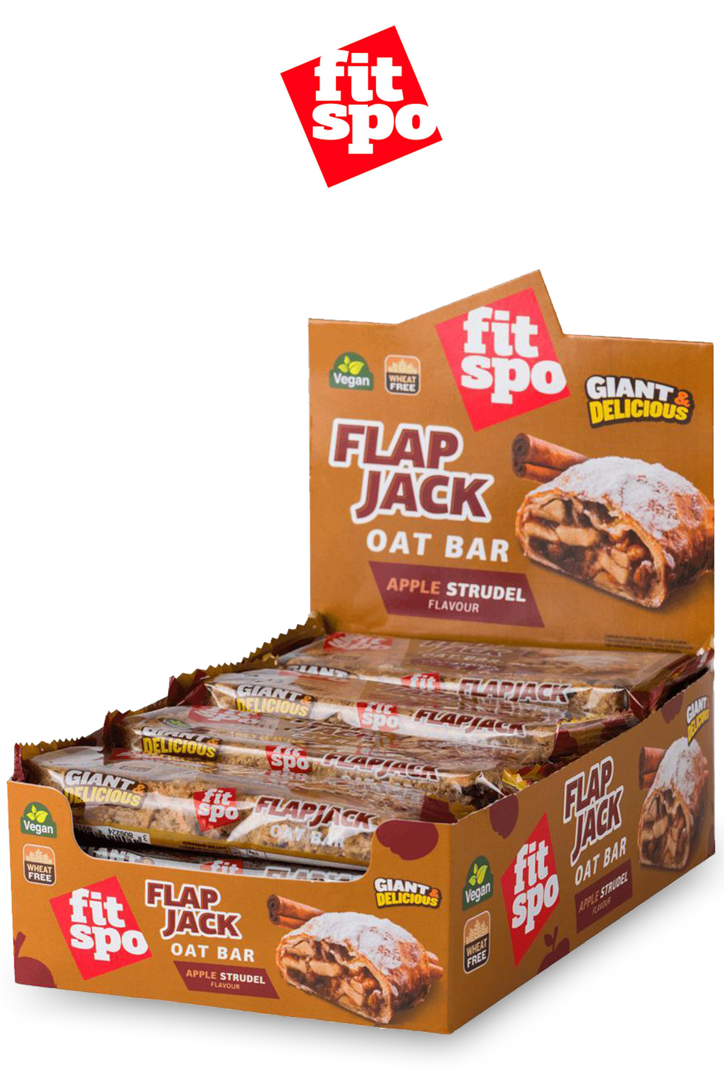 FitSpo FLAPjack Sin Cobertura de Avena Natural [80g] (PVPR: 1,5€/unidad - 18€/caja de 12)