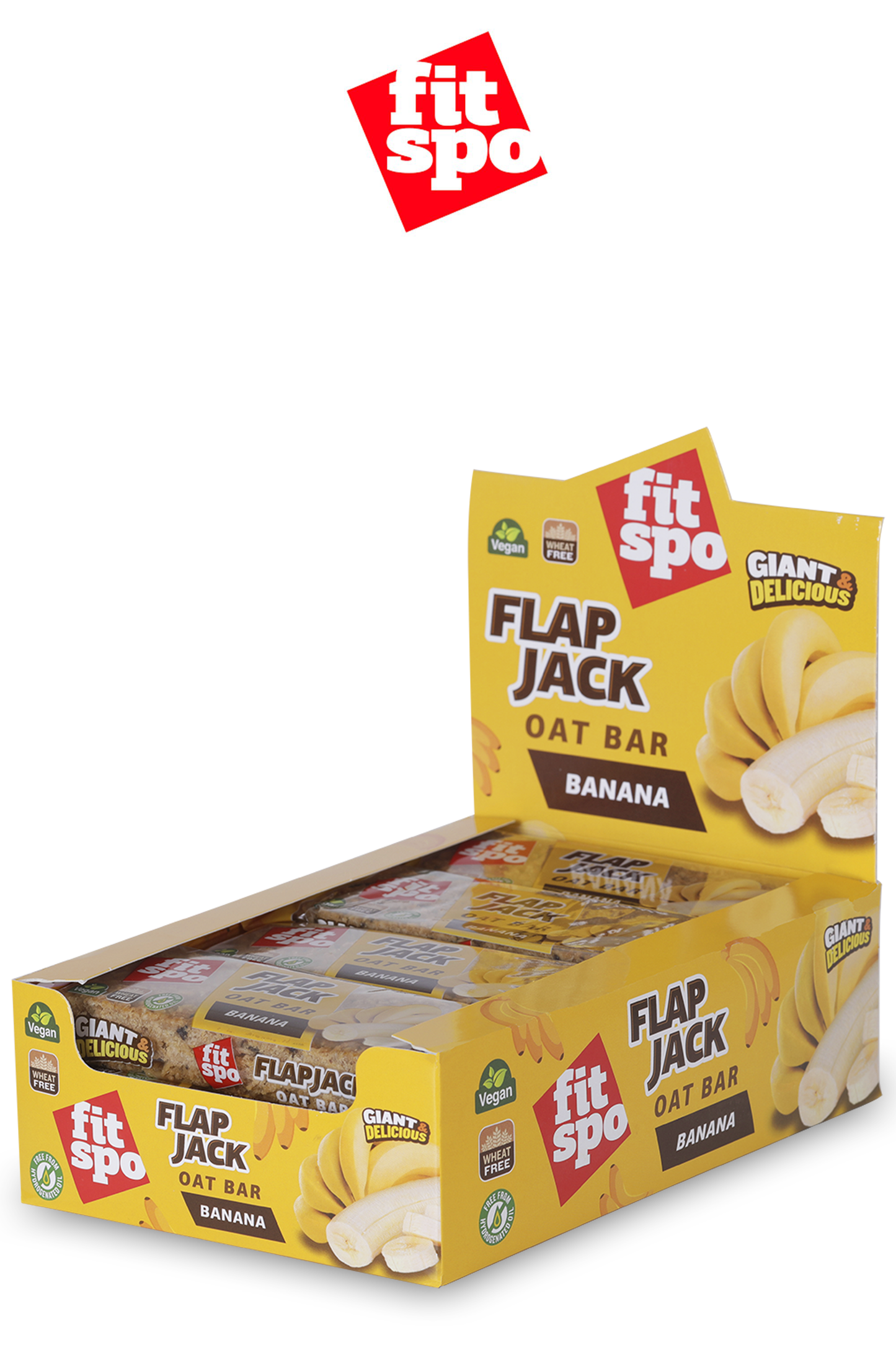 FitSpo FLAPjack Sin Cobertura de Avena Natural [80g] (PVPR: 1,5€/unidad - 18€/caja de 12)