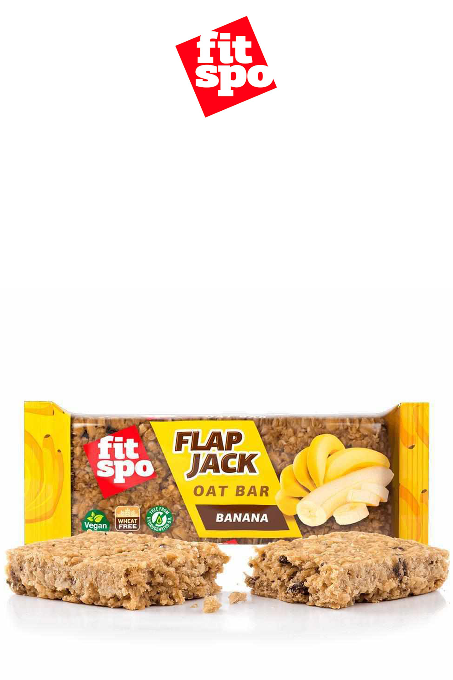 FitSpo FLAPjack Sin Cobertura de Avena Natural [80g] (PVPR: 1,5€/unidad - 18€/caja de 12)