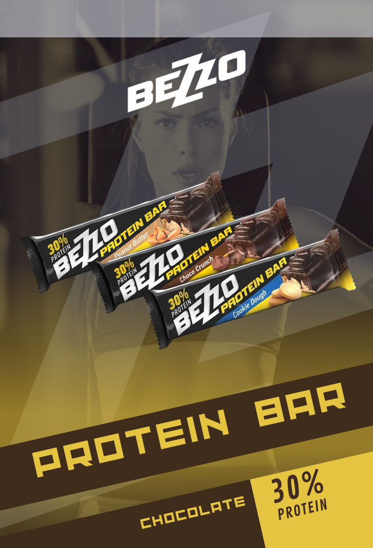 Bezzo Barrita Proteica 80g Fit-Spo Hiperproteicas [30%] de proteína (PVPR: 2,96€/unidad - 35,52€/caja de 12)