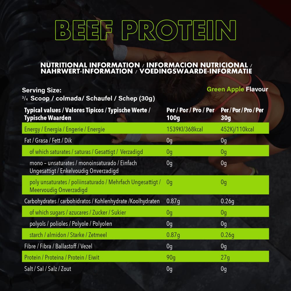 NXT Nutrition BEEF PROTEIN ISOLATE [1800G] (P.V.P.r 87€)