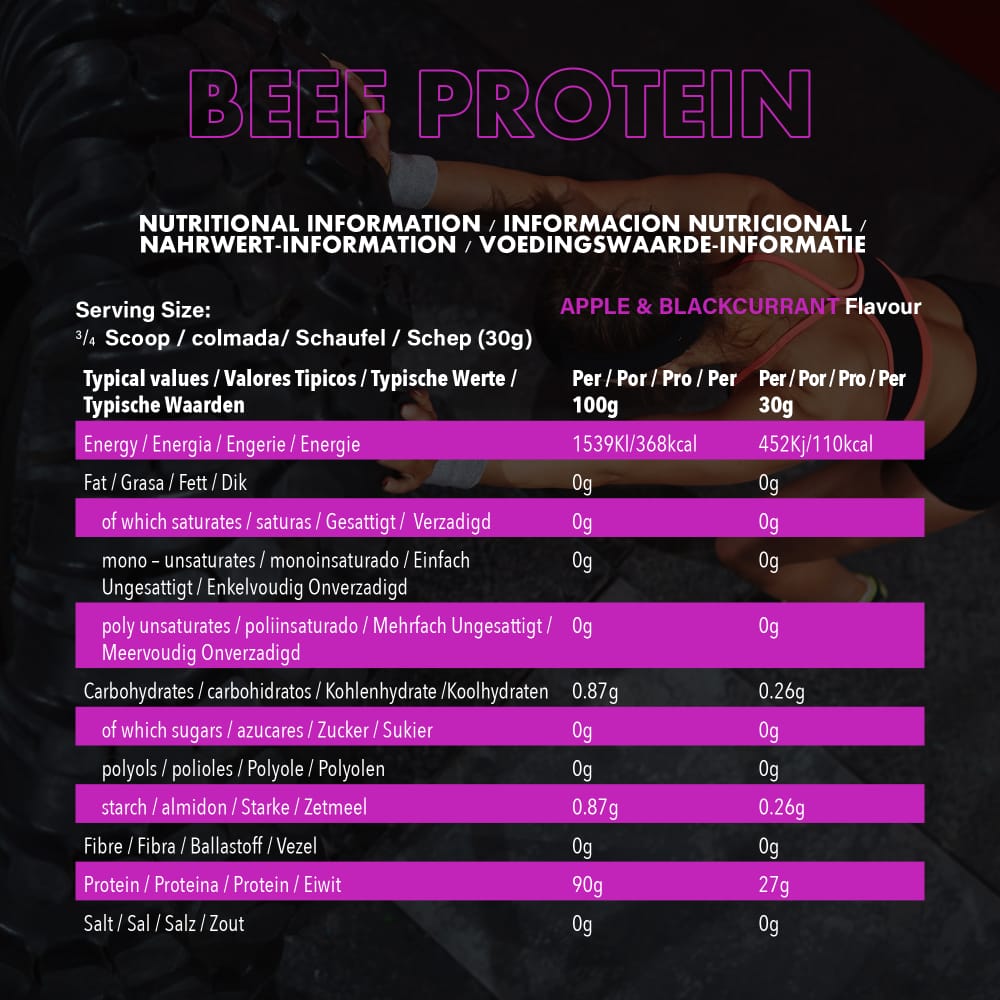 NXT Nutrition BEEF PROTEIN ISOLATE [1800G] (P.V.P.r 87€)