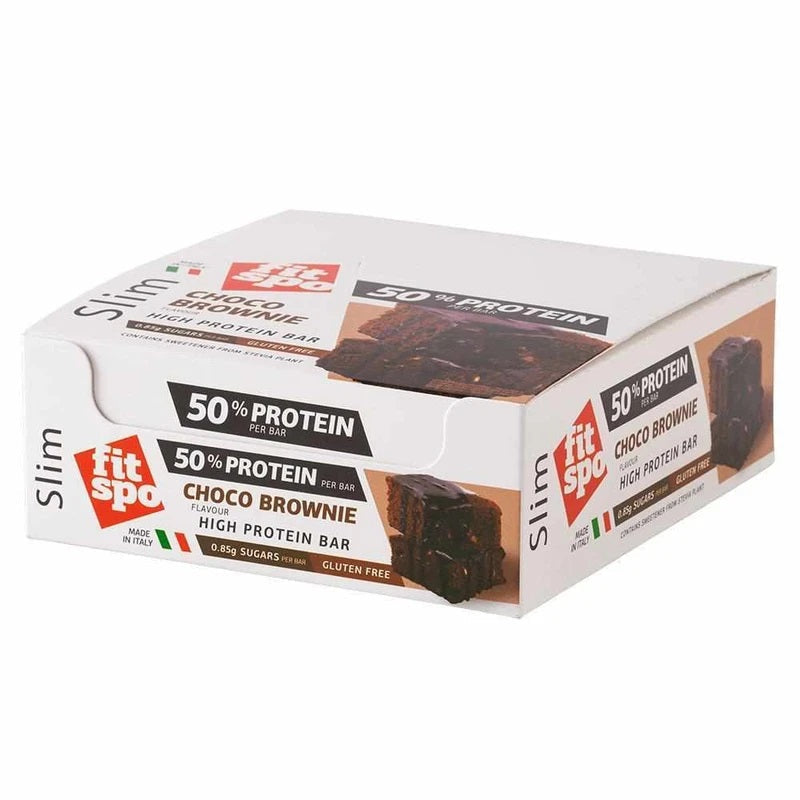 FitSpo Slim Barrita Proteica 55g (LowCARB) (PVPR: 2,49€/unidad - 29,88€/caja de 12)