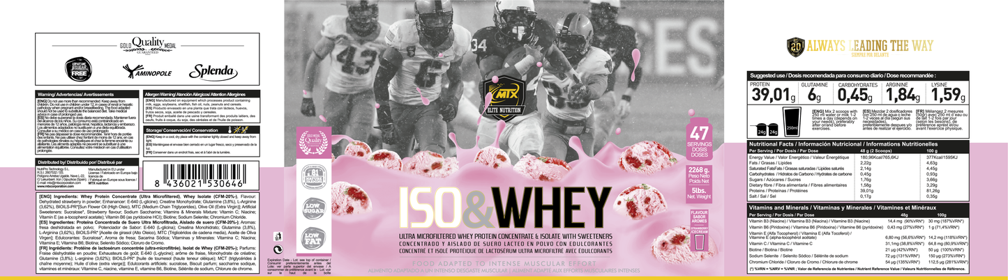 ISO & WHEY ™ [2000 G] PVPR: 85€